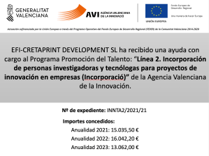 AGENCIA VALENCIANA DE LA INNOVACIÓ funds supporting R&D Talent Acquisition 4 Different Technologies