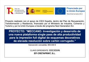 ICEX Spain (Foreign Trade Institute) funds to support R&D programs